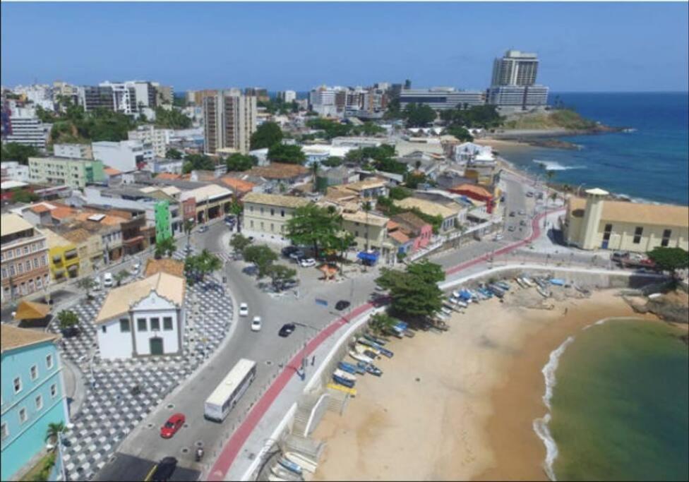 Vista Mar Nascente, Dois Quartos, Novo, No Melhor Do Rio Vermelho, Condominio Club, 1103 Salvador Esterno foto